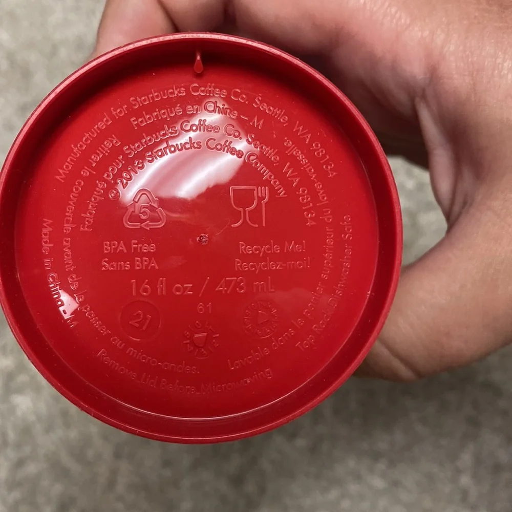 Starbucks plastic reusable
